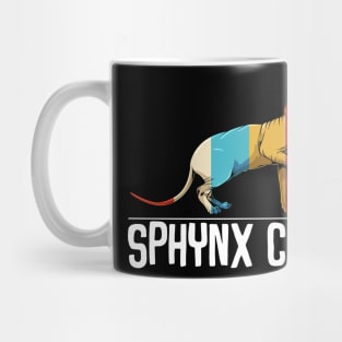 Sphynx Cat - Retro Style Cat Vintage Kitty Mug